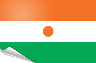 Bandiera adesiva Niger