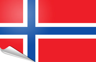 Bandiera adesiva Norvegia