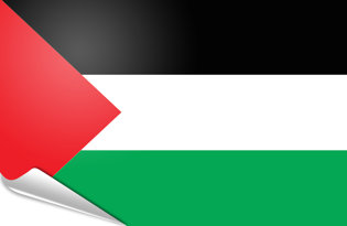 Bandiera adesiva Palestina