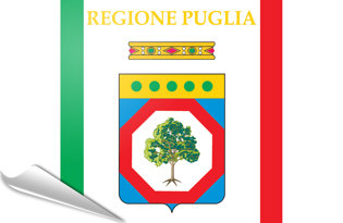 Bandiera adesiva Puglia