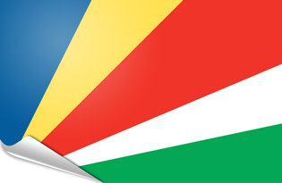 Bandiera adesiva Seychelles