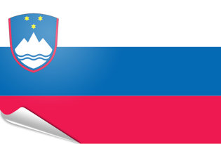 Bandiera adesiva Slovenia