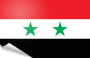 Bandiera adesiva Siria