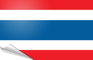 Bandiera adesiva Tailandia