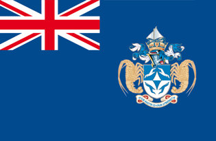Bandiera adesiva Tristan da Cunha