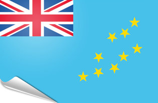 Bandiera adesiva Tuvalu