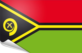 Bandiera adesiva Vanuatu
