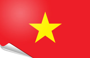 Bandiera adesiva Vietnam