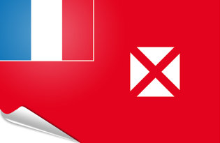 Bandiera adesiva Wallis e Futuna