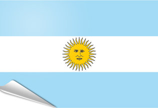 Bandiera adesiva Argentina