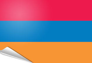 Bandiera adesiva Armenia