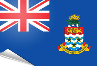 Bandiera adesiva Cayman