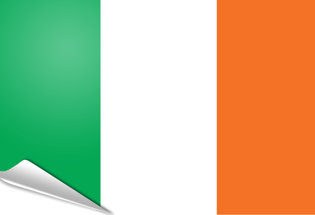 Bandiera adesiva Irlanda