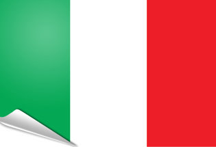 Bandiera adesiva Italia