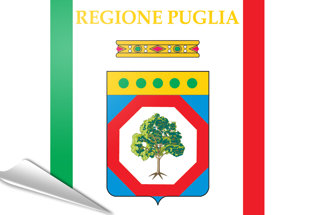 Bandiera adesiva Puglia