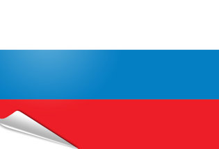 Bandiera adesiva Russia