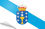AZ FLAG Bandiera della Galizia 150 x 90 cm con 4 occhielli, bandiera