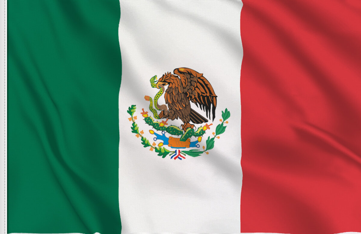 BANDIERA Messico Messicana Emblema Eagle 11" x 8.5" Custom Stencil veloce spedizione gratuita 