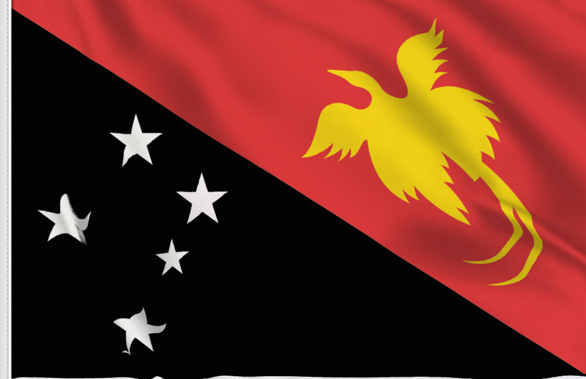 Флаг новой гвинеи. Papua New Guinea флаг. Флаг Папуа новая Гвинея фото. Новая Гвинея новая Гвинея флаг. Папуа новая Гвинея флаг и герб.