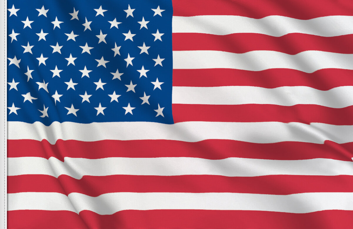 Bandiera USA in vendita, bandiera degli Stati Uniti d'America