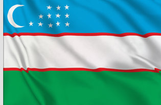 Bandiera Uzbekistan