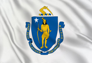 Bandiera Massachussetts