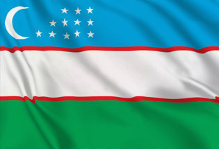 Bandiera Uzbekistan