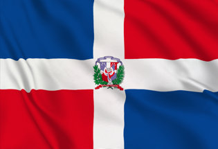 Bandiera Repubblica Dominicana Stato