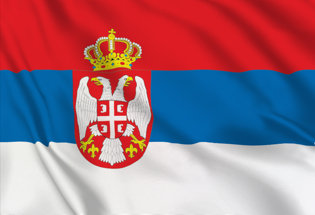 Bandiera Serbia Stato