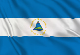 Bandiera Nicaragua Stato