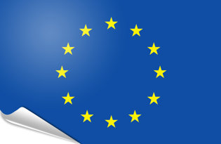 Bandiera adesiva Unione Europea