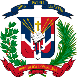 lo stemma della bandiera della Repubblica Dominicana