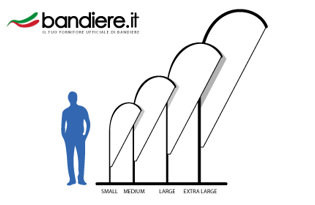 Bandiera a goccia in vendita