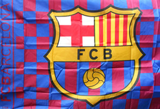 Bandiera Futbol Club Barcelona Ufficiale