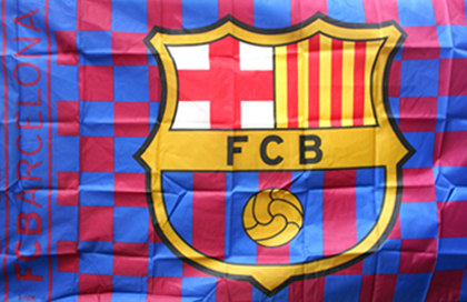Bandiera Futbol Club Barcelona Ufficiale