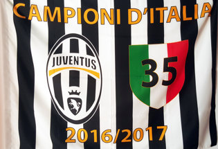Bandiera Juventus Campioni d'Italia 2017