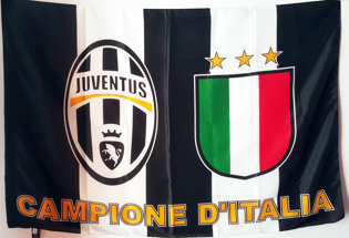 Bandiera Juventus Campione d'Italia