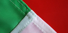 dettaglio finitura tricolore italiano