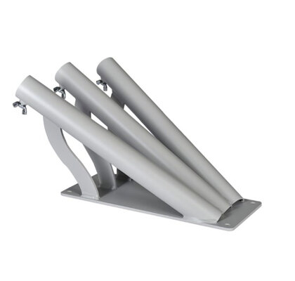 Supporto a muro a 3 posti per aste diametro 32