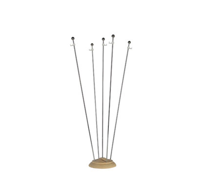 Base 5 bandiere in legno