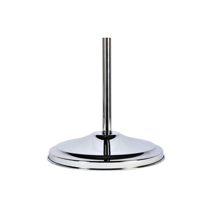 Base da interno ad 1 posto in ottone cromato