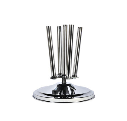 Base da interno a 5 posti in ottone cromato Base da interno a 5 posti in ottone cromato