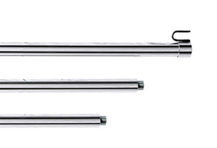 Aste per bandiera da interno in ferro cromato diametro 22