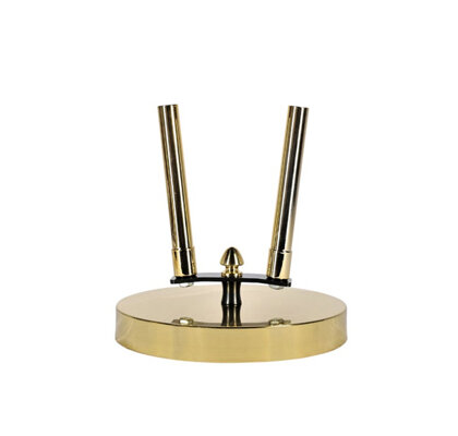 Base da interno a 2 posti economica in ottone