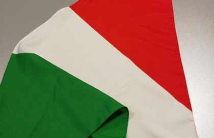 Foulard Italca D’Italie – Charbon, 80% Polyester 20% Viscose – Made In Italy, Neuf