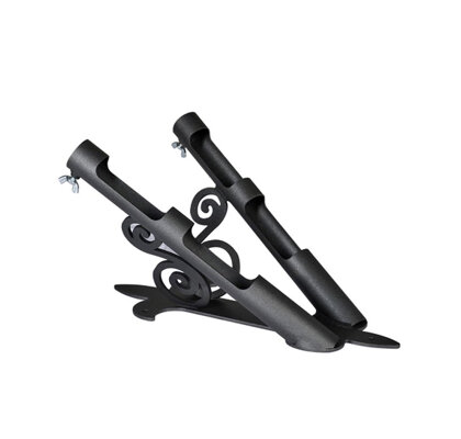 Supporto a muro a 2 posti per aste diametro 32