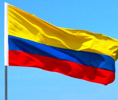 Adesivo per auto – Bandiera – Colombia – Colombia – 30 cm colorato – colorato – liscio – tuning – lunotto posteriore – scritta