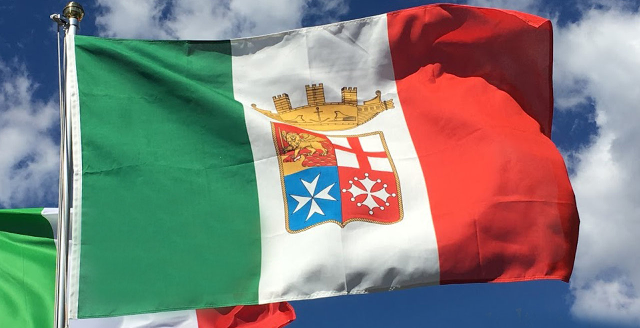 bandiera della Marina Militare Italiana