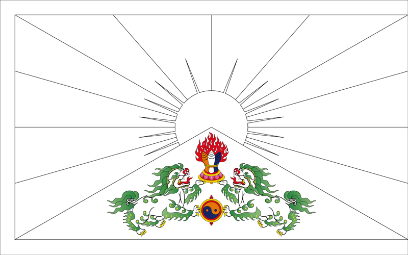 bandiera del Tibet