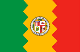 Bandiera adesiva Los Angeles